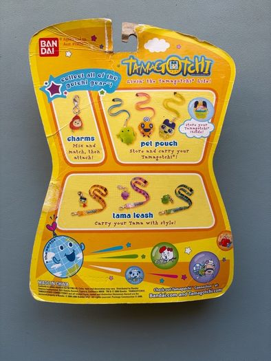Vintage Bandai Tamagotchi Gotchi Gear Pet Pouch - Green Kuchipatchi 2006 Sealed