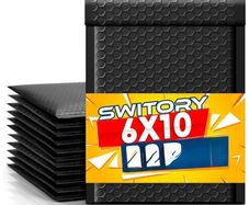 Brand New Switory 40pcs A5 15.3cm x 26.9cm Poly Bubble Mailer Padded Envelopes
