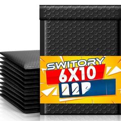 Brand New Switory 40pcs A5 15.3cm x 26.9cm Poly Bubble Mailer Padded Envelopes