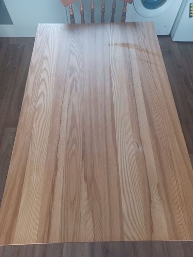 Solid Wood Table with Pinned Legs
