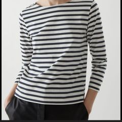 Cos Striped Long Sleeved Top