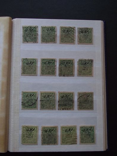 A extensive collection of Stamps from Indian States, presented in the album