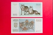 Lithuania  500  TALONU . 1993  Pick  46   ( Uncirculated )