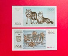 Lithuania  500  TALONU . 1993  Pick  46   ( Uncirculated )