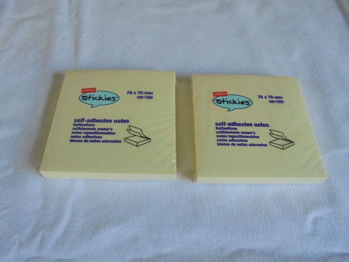 Post its Self Adhesive Notes x 2 for Sale