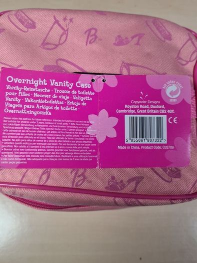 Vintage Barbie Overnight Vanity Case Mattel 2002 Collectible