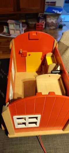 Goki wooden caravan toy