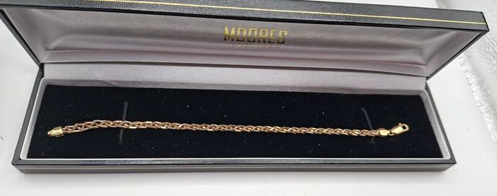 9 ct gold tri colored set