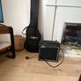 Full Bass Guitar Starter Kit .Amp, Headphones, Bag and Accessories Image 2