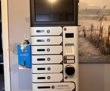 Mobile phone charging locker