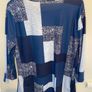 Women's Geometric Patchwork Print T- Shirt BNWOT Size XXL UK 16 Image 2