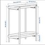IKEA Olivblad plant stand black Image 2