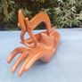 Buddha hand hardwood wine holder Image 5