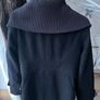 Navy coat ASOS Image 3