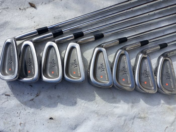 Lynx golf irons. Right handed clubs.