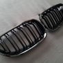 BMW 5 Series E60 E61 Kidney Grilles With M5 Badge Brand New Image 3