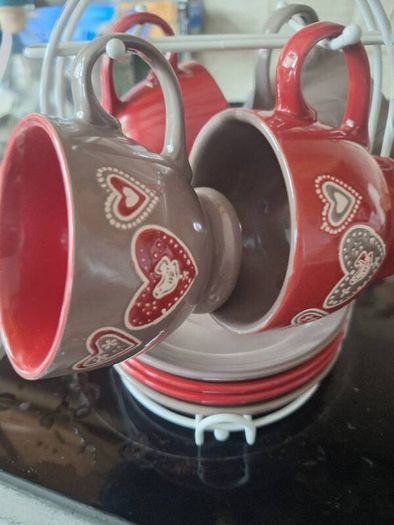 Coffee Set .. 8 Piece with Stand .. Price Drop