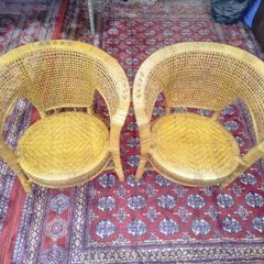 Vintage Ratan Tub Chairs