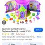 squinkies gumball machine and princess carriage Image 2