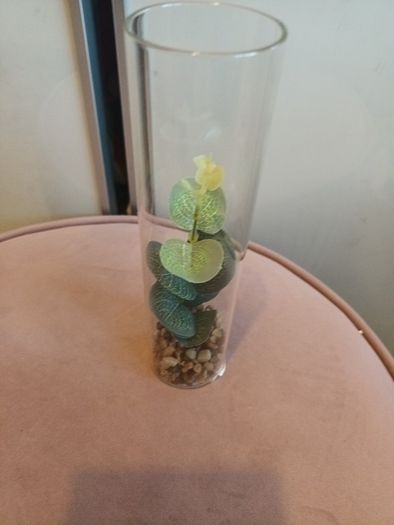 Faux plant vase