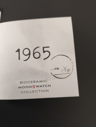 Omega + Swatch Speedmaster Moon watch