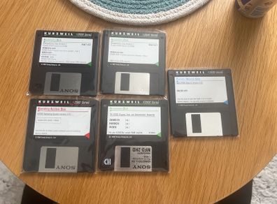 Kurzweil K2500 Complete Factory Disk Set - NEW SEALED - OS 2.31