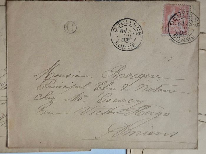Antique Collection: 10 Vintage French Handwritten Letters Envelopes 1901-1910 Beautiful Calligraphy Paris Hotel History Ephemera Lot