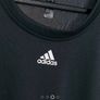 ADIDAS Training 3 Stripe T-Shirt Black Size S! Image 3