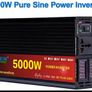 New PureSine Wave Inverter DC 12v  AC 220v Power 5000W Car Inverter Converte With LED Display NEW Image 3