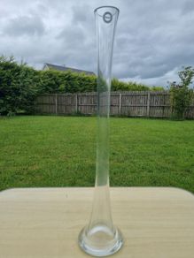Hand-blown vase from the Polish glassworks "Justyna".