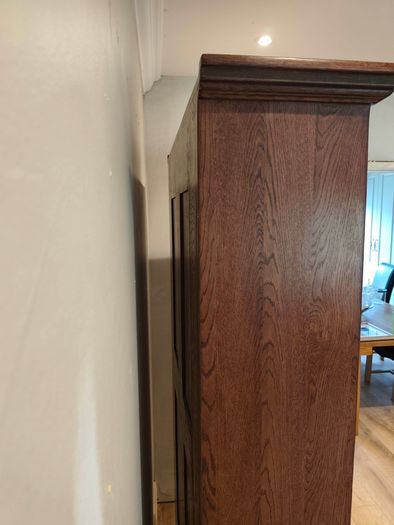 Vintage Oak Display cabinet