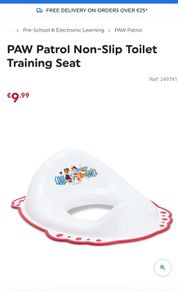 Paw patrol toilet seat and step