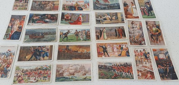 Vintage Cigarette Cards Historic Events by WD and HO WILLS