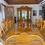 Walnut dining table & matching Cabinet Image 4