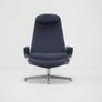 Upholstered Swivel Lounge Armchair Model Contourette Roto by Alf Svensson for Dux, Sweden, 1960s. Image 4