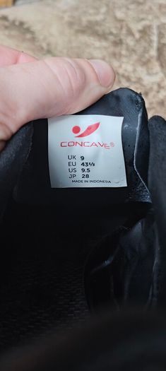 Concave football boots