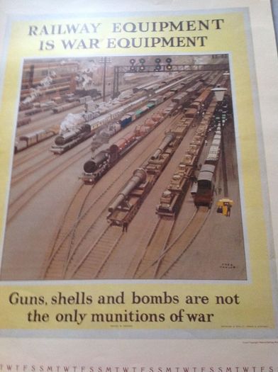 PRICE DROP-12 Vintage Advertising Prints- Railways