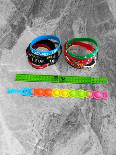 Pre Owned Kids Rubber Bracelets x10