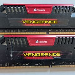 Corsair 159376 CMY16GX3M2A2400C11R Vengeance Pro Series 16GB (2x8GB) DDR3 2400Mhz CL11 XMP Performance Desktop Memory Kit - Black, Red
