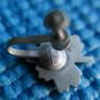 Vintage 1950s Sterling Silver Mexico Screw Back Earrings 4,5g Image 7
