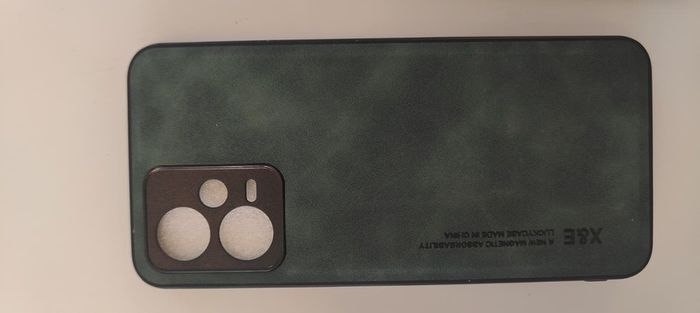 POCO X5 Case (Dark Green Faux Leather) + 2x Hydrogel Films