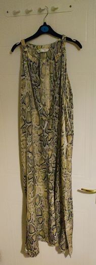 Zara Snake Print Maxi Dress  Size L