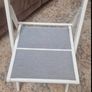 White & Grey Folding Chair Image 5