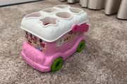 Clementoni Minnie Mouse Shape House Baby's Stacking Blocks