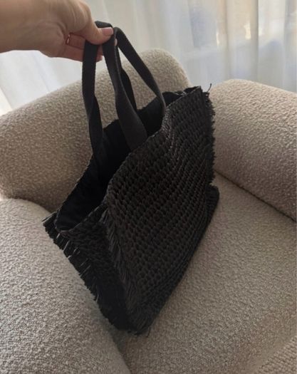 H&M raffia bag