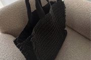 H&amp;M raffia bag