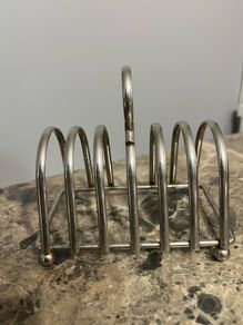 silver plated toast rack