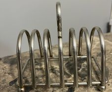 silver plated toast rack