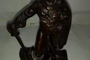 Poirot metal figurine