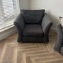 Leather L couch and 3 Piece Suite Image 5